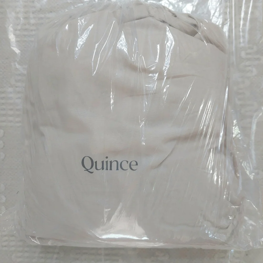 NWT! Quince 100% Organic Cotton Waffle Sand Duvet & 2 Shams! King/ Cal King(129)